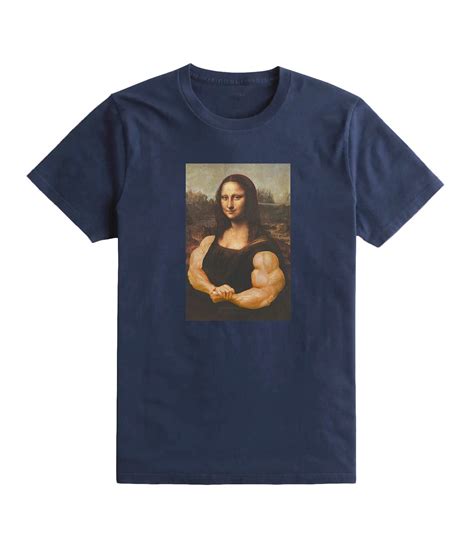 Gym Mona Lisa Shirt, Wham Mona Lisa, Buff Mona .